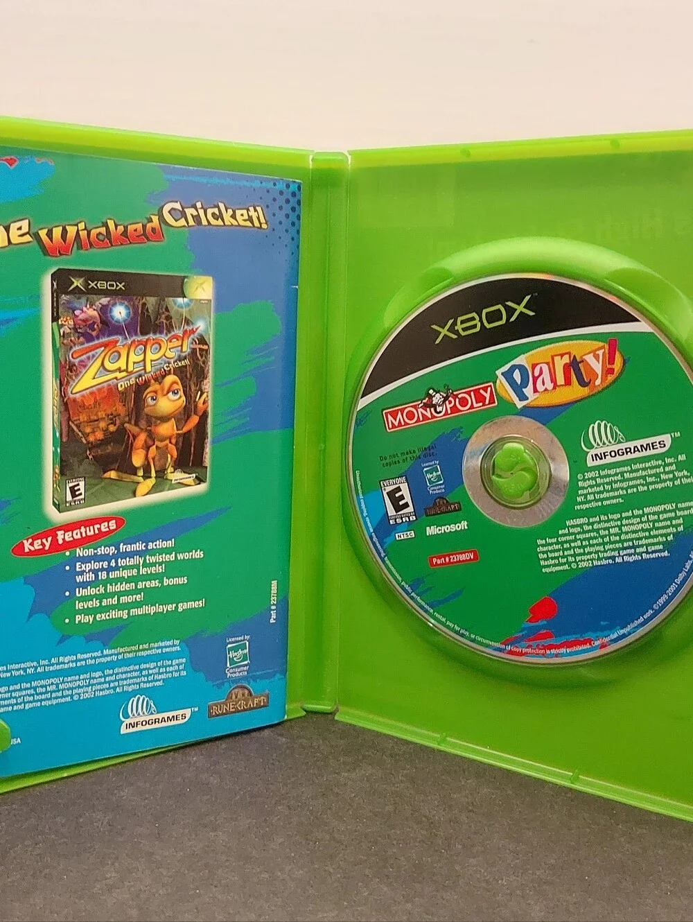 Monopoly Party Xbox CIB Monopoly Party original Xbox Complete with manual og